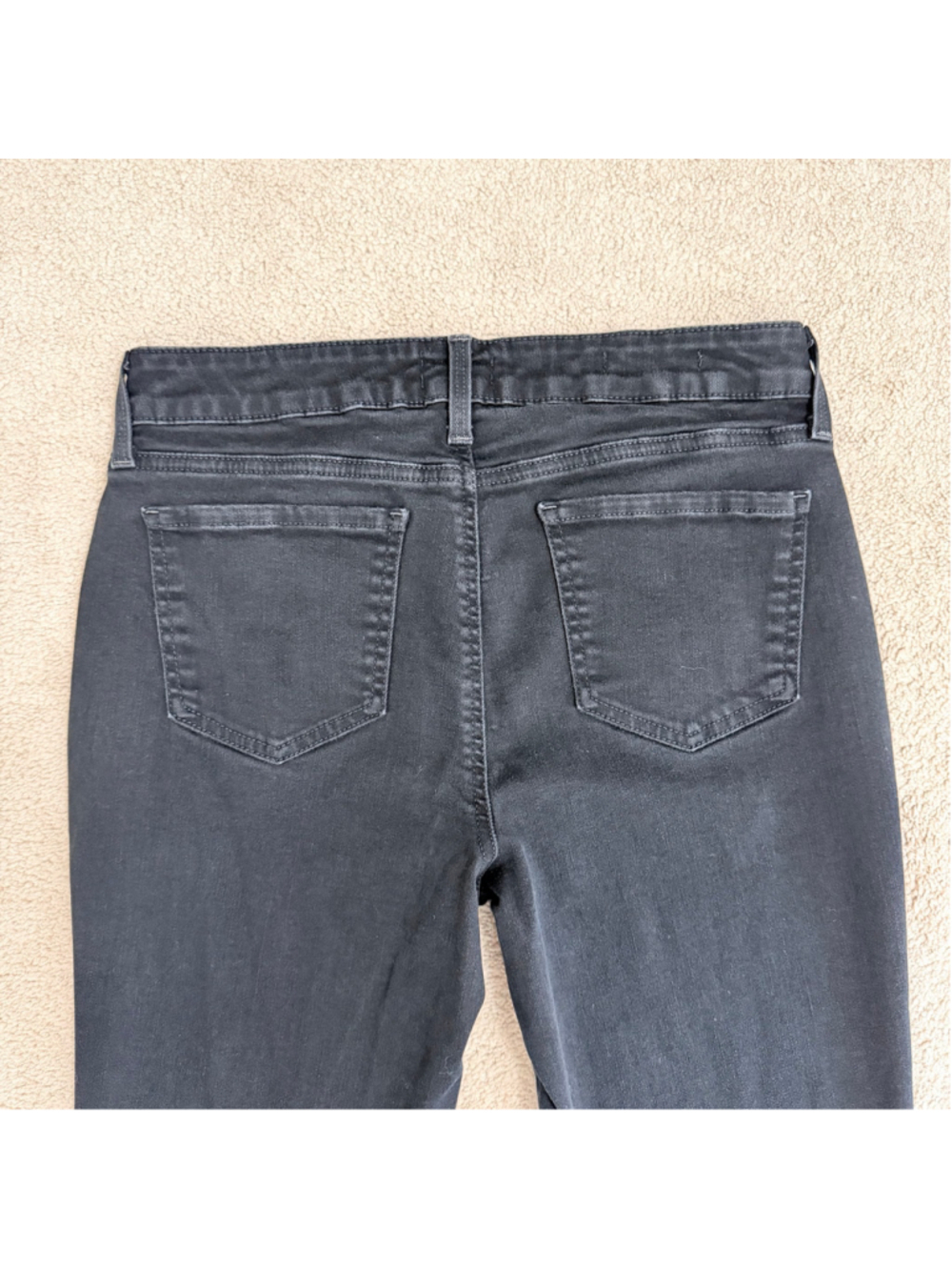 NYDJ Black Marilyn Straight Leg Jeans Women's Size 8 Lift Tuck Technology - Picture 7 of 12